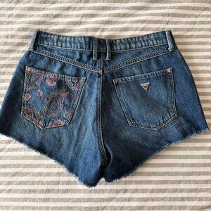 Y 2 K Vintage Guess Denim Shorts D 95 E
